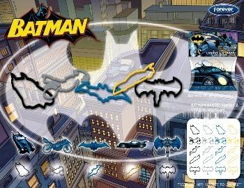 DC Comics Batman Vehicles Logo Bandz Silly Bands 20PK