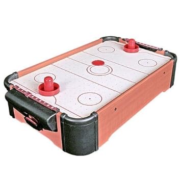 Air Hockey Mini Table Top Game Pushers Pucks Family Xmas Gift