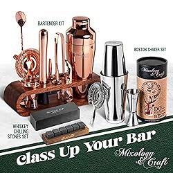 Mixology Bartender Kit: 10-Piece Bar Tool Set with