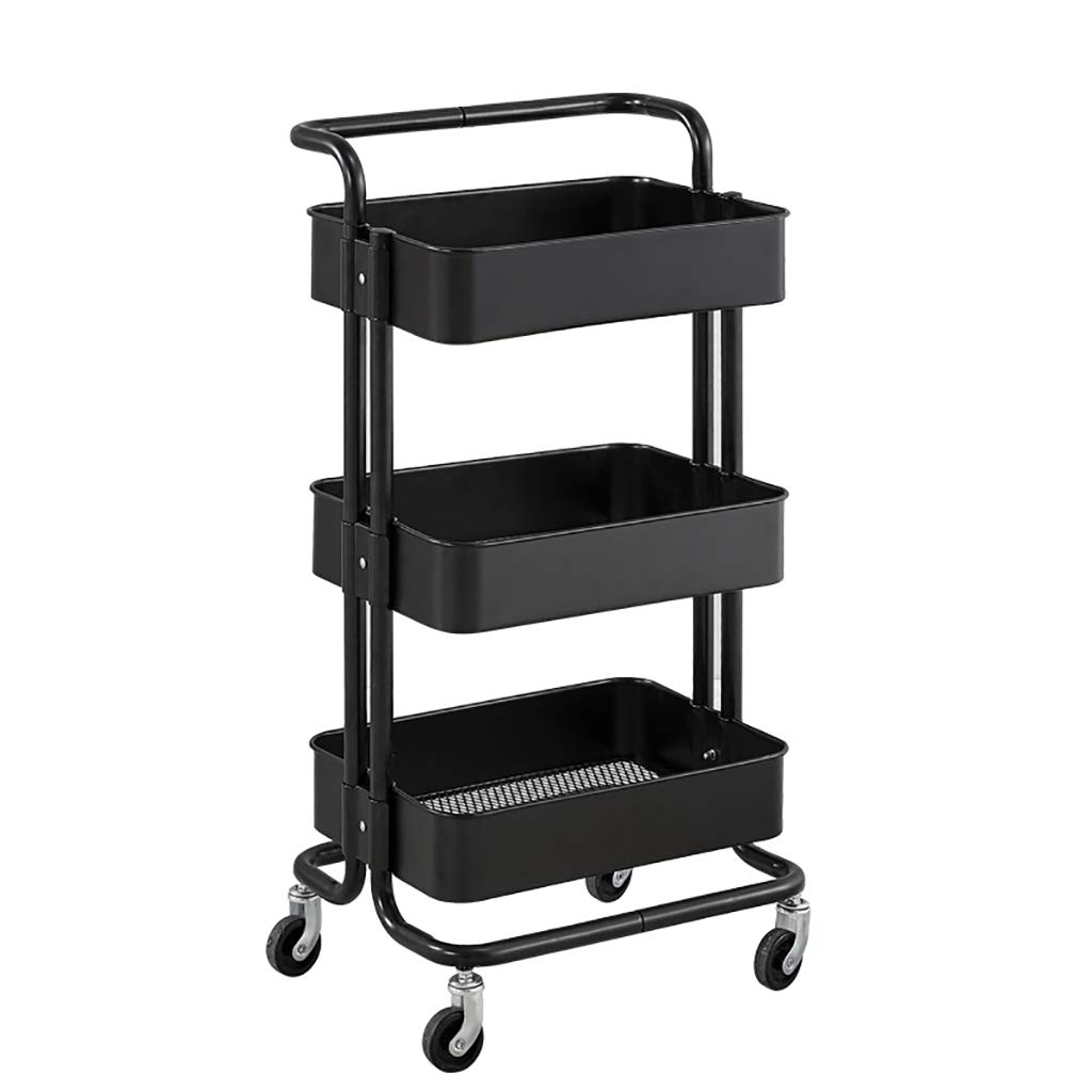 Amazon Com Kitchen Storage Rack 3 Tier Metal Utility Service