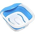 Homedics Compact Pro Spa Collapsible Footbath with Heat | Vibration Massage, ACU-Node Surface, Heat Maintenance | Improves Circulation, Soothe Tired Muscles, Collapsible Tub for Easy Storage