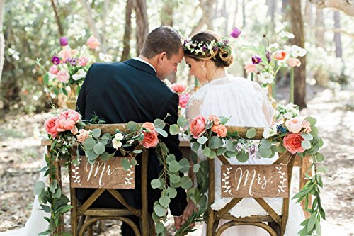 Mr And Mrs Chair Signs Wood Wedding Signs Amazon Com