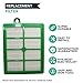 Crucial Vacuum Replacement Vacuum Filter Compatible with Eletrolux Part # H12,HF1,HF-1, Fits Electrolux EL020, EL012B, Eureka 60286, 60286A, 60286B, 60286C, Sanitaire EF26, EL020, EL012B, H13 (2 Pack)