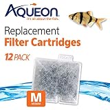 Aqueon QuietFlow Filter Cartridge, Medium, 12 Cartridges (Pack of 1)