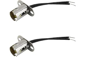 BSTENKY 2PCS BAY15D 1157 LED Light Bulb Socket Holder with Wire Connector for Car Auto Truck