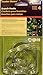 Aunt Chris' Products - Package of 16 - All-Purpose - Banister Curl Hook - Clear Color - Easy Christmas Light or Garland Decorating - Hummingbird Feeders & Wind Chimes from Tree Limb - Bends to Fit!