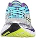 Saucony Women's Ride 8 Running Shoe, Silver/Purple/Blue, 7 M US