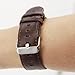 MacTop Watch Band for Apple Watch Series1 and Series 2 - 42mm Replacement Band with Secure Metal Clasp Buckle .(Dark brown)