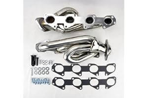 TUNERBITS Shorty Stainless Performance Headers For Dodge Ram 1500 2009-2015 5.7L HEMI