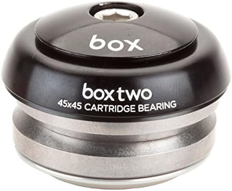 BOX COMPONENTS Two Alloy Sealed Integrated 45X45 1 1/8" Headset Black, 1 1/8" Threadless