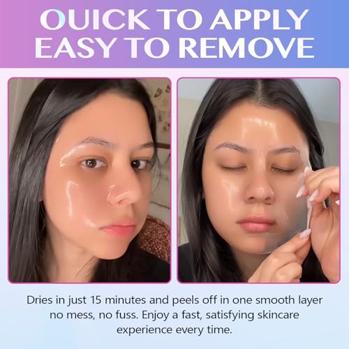Korean Collagen Facial Mask, Collagen Night Wrapping Mask, Collagen Mask for Skin Firming, Facial Mask Deep Hydration, Reduce Wrinkles, Improve Skin Elasticity