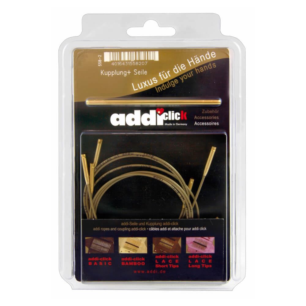 Addi Click Set, Gold, One Size