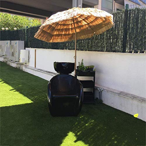 Stella Fella Sonnenschirm, Sonnenschirm 200 cm / 6,5 Fuß Raffia Stroh Regenschirm Neigung Hawaiianische Art Neigung… – Bild 5
