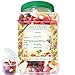 Freeze Dried Fruit: 9 Delicious Fruits Strawberry, Blueberry, Raspberry & More, 5oz (142g) Large Bulk Re-Sealable Kraft Bag in Protective Box: the Ultimate Snack & Breakfast