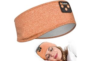 Perytong Sleep Headphones Bluetooth Sleeping Headband, Sleeping Headphones Music Sports Headband, Ultra-Soft Headphones Headband for Side Sleepers