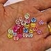 YUEAON 12 Pack Colorful Slushie Fishbowl Beads with 1000pcs Mixed Slices for Slime Making kit Colorful Vase Filler Beads Kids Crafts(12ounce,12colors)