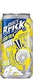 Diet Brisk Iced Tea, Lemon Flavor, 12 Oz Can (Pack of 24)