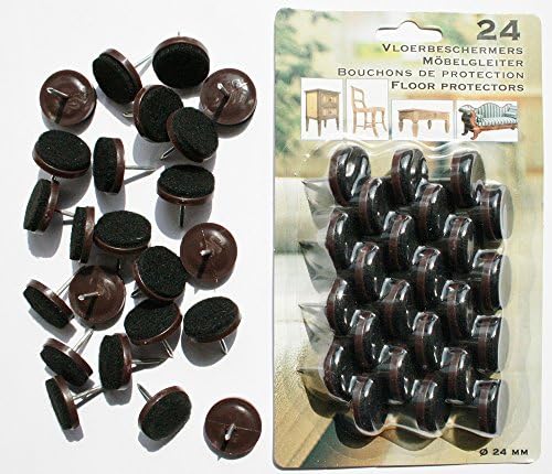 24 Nail In Protective Felt Pads Wood Floor Protector