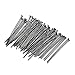 300pcs Mix Silver/Gold/Black Plated Head Pins 21GA 1.5