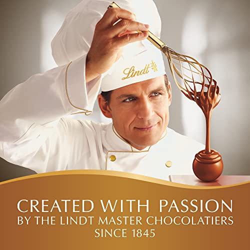 Lindt LINDOR Holiday Assorted Chocolate Truffles Deluxe Gift Box