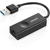Anker USB 3.0 to RJ45 Gigabit Ethernet Adapter Supporting 10/100/1000 bit Ethernet, Compatible with MacBook Pro 2015, MacBook
