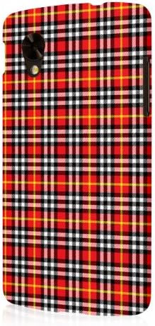 Nexus 5 Case, EMPIRE Signature Series One Piece Slim-Fit Case for Google Nexus 5 - Red Plaid (1 Year Manufacturer Warranty)