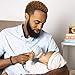 Nanobebe Breastmilk Baby Bottle (Award Winning Innovation for Breastfed Babies), Breastfeeding Newborn Breast Like, Anti Colic, Perfect Latch, Preserves Breast Milk nutrients, 3-Pack, Grey