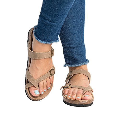 ankle strap buckle flip flop gladiator thong flat sandals