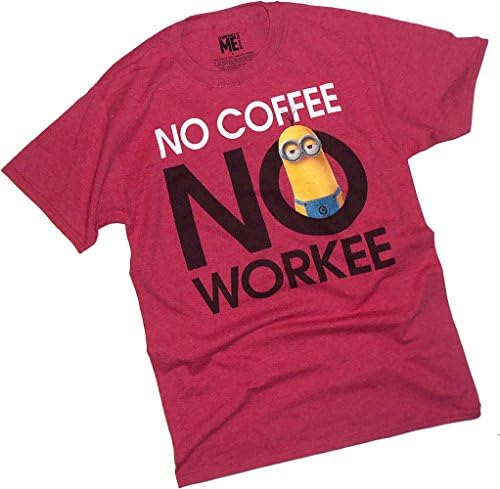 Despicable Me - No Coffee - No Workee - (Minion Made) Adult T-Shirt