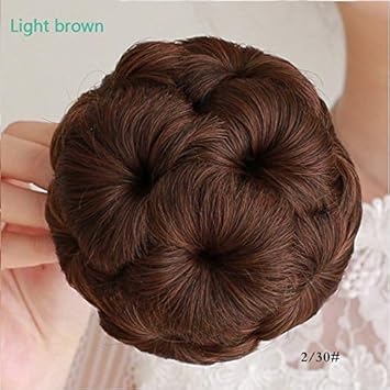 Amazon Com Synthetic High Temperature Fiber Chignon Nine Flowers