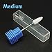 Ceramic Nail Drill Bit, River Lake Professional USA Electric Nail Drill Bits for Acrylic Nails, Safety Cuticle Clean Gel Remove, 3/32