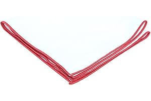 Flairs New York Gentleman's Essentials Weekend Casual White Pocket Square