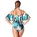 YEYELE Women's One Piece Swimsuits Adjustable Strap and Removable Pad Personalized Print Bikini Bathing Suit