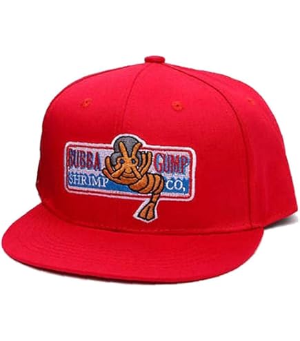 Bubba Gump Shrimp Embroidered Baseball Cap - Adjustable Snapback, Cotton, Unisex Trucker Hat (Black) - View #2