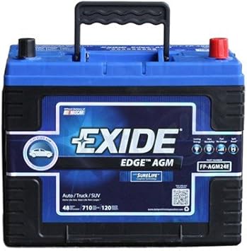 Exide Edge FP-AGM24F Flat Plate AGM 