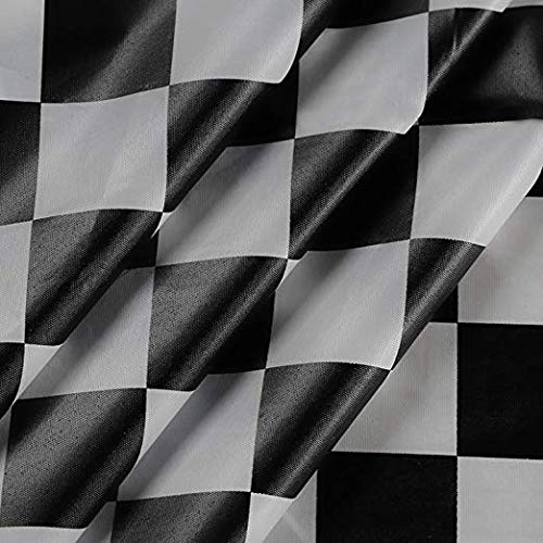 Avando Black and White Gingham Checkered Tablecloths, Waterproof Oil Resistant Picnic Table Covers Disposable Table Cover 54" x 108" Pack of 3 Tableware for Party Catering Events