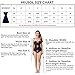 Miusol Women's 1940's Rockabilly V Neck Cocktail Evening Party Dress