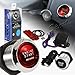 Universal LED Push Engine Start Starter Button Switch Ignition Kit Blue Illumination