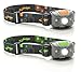 Leyuee Zoomable Headlamp LED Sensor Switch 3 Mode Super Bright Headlight with 4 pcs Rechargeable Batteries USB Charging Cable