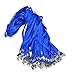 Aobear 50 pcs Top Quality Waterproof Transparent Horizontal Name Tag id badges and 50 pcs lanyards (Blue)
