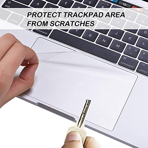 Full Protection Kit Compatible with 13 inch New MacBook Pro with Touch Bar, SourceTon Keyboard Cover, Screen Protector, Trackpad Protector, w/Free Cleaning Cloths (Model Number A1706，A1989，A2159) - Thumbnail 5