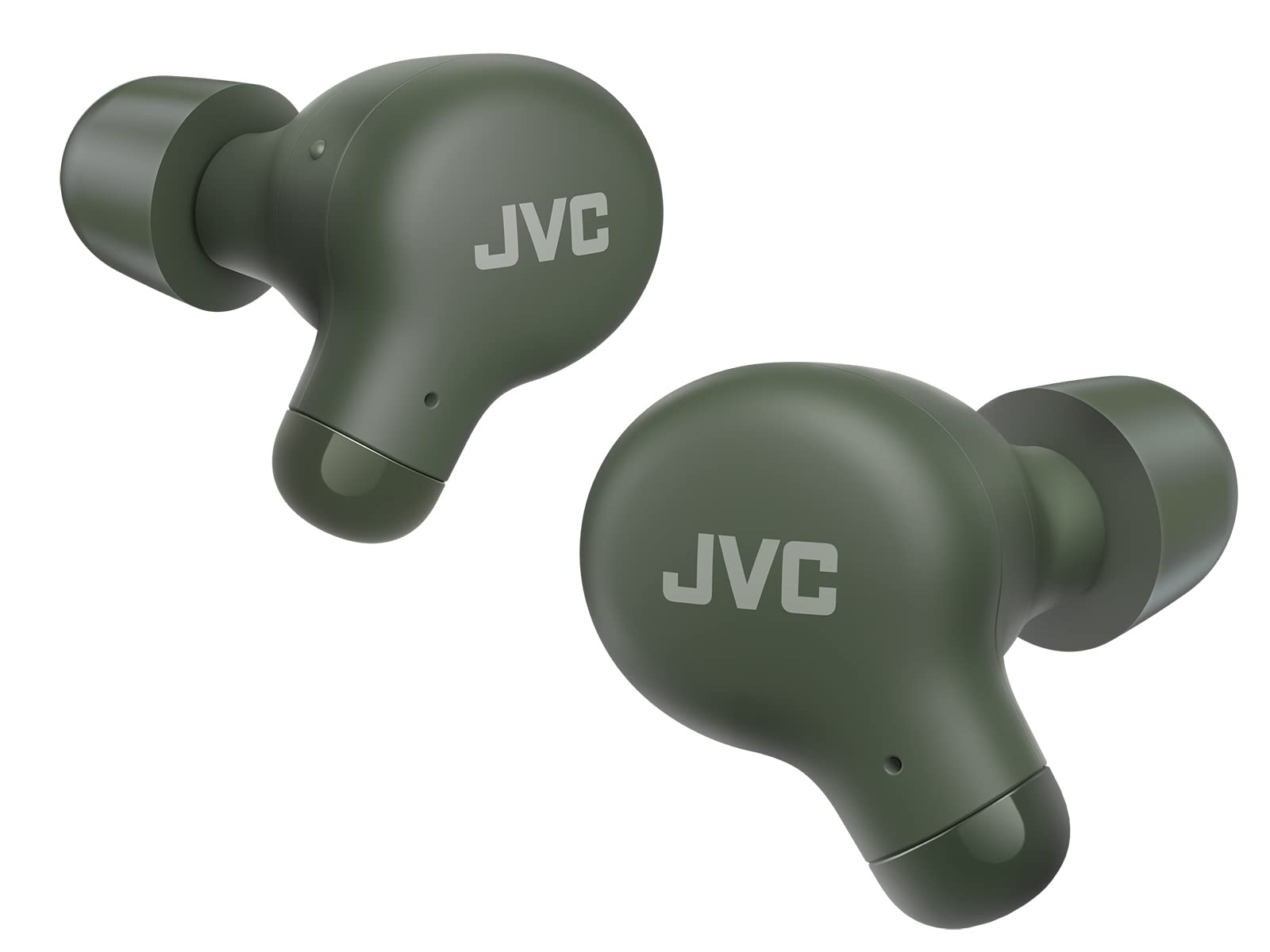 JVC Marshmallow True Wireless Bluetooth 5.3 Earbuds – 28H Battery, Memory Foam Earpieces for All-Day Comfort, IPX4 Water Resistant, Mic, Compact Case, for iPhone & Android