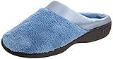 On Your Feet Women's Micro Terry PillowStep Satin Cuff Clog Denim Large 8.5-9