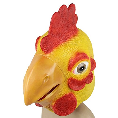 Samaz Halloween Latex Mask Funny Cosplay Costume Animals Head Mask for Halloween Party