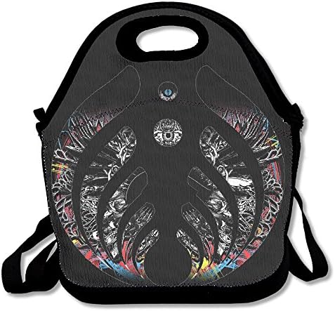 DSYBTV Lunch Bag Bassnectar Logo Lunch Tote Lunch Box For Women Men Kids With Adjustable Strap