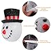 2 Pack Christmas Snowman Porch Light Covers