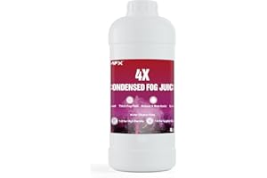 Fog Juice - Condensed Water Mixable Fog Machine Fluid Smoke Solution for Water Based Fog Machine - Great for DJ Party and Out