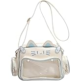 semmoi Ita Bag Kawaii Cat Backpack with Adjustable Straps, Large Capacity, Ideal for Daily Use, Cute Bag (Beige)