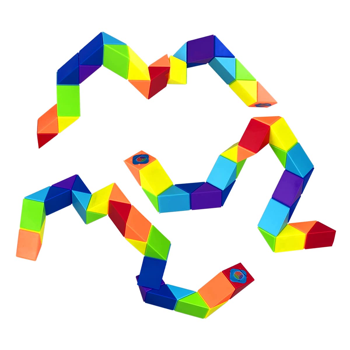 Photo 1 of **** 3 pack ****Jofan 3 Pack Big Snake Cube Fidget Twist Puzzle Toys for Kids Boys Girls Christmas Stocking Stuffers Gifts
