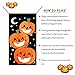 Hicet Halloween Bean Bag Toss Game - 4 Durable Fabric Bean Bags Pumpkin Banner Cornhole Toss Game Set Outdoor for Kids Children Family Party Decorations